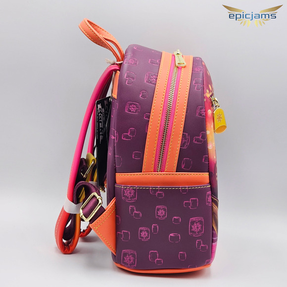 Loungefly Disney Tangled Rapunzel & Flynn Boat Scene Glow-in-the-Dark Backpack - Picture 4 of 7